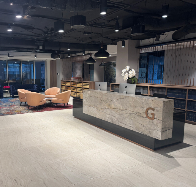 Greenway Chambers reception area